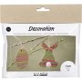 Mini-DIY-Dekorationsset, Ei und Kaninchen