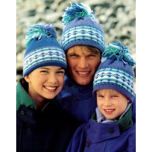 Strickanleitung - Strickmütze mit Quasten Strickanleitung - Strickmütze mit Quasten