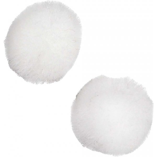 Pompons - weiß - 200 Stk Pompons - weiß - 200 Stk