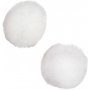 Pompons - wei - 200 Stk