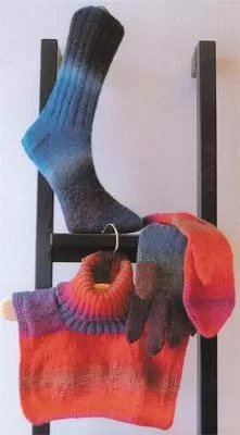 Strickmuster - Socken, F�ustlinge und Schal-Polo