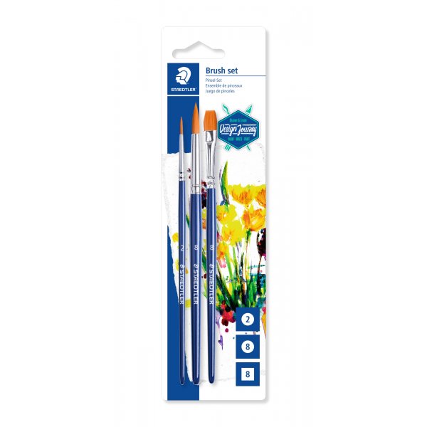 Das Pinselset Design Journey - 3 Pinsel