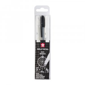 Gelstifte Sakura Gelly Roll - 3 Stifte (Schwarz, Weiß, Transparent) Gelstifte Sakura Gelly Roll - 3 Stifte (Schwarz, Weiß, Transparent)