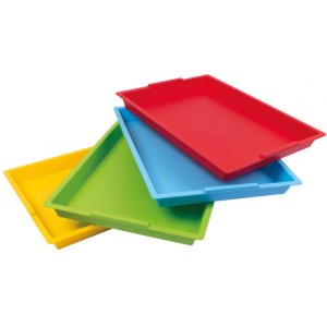 Kunststoffschalen 40,5 x 30,5 x 4 cm, 4 Stk. Kunststoffschalen 40,5 x 30,5 x 4 cm, 4 Stk.