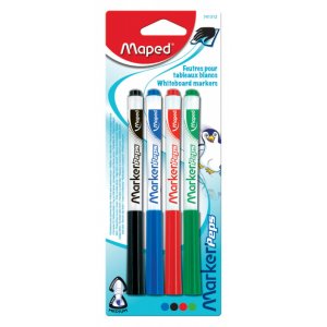 Whiteboard-Stiftset - Maped - 4er-Pack Whiteboard-Stiftset - Maped - 4er-Pack