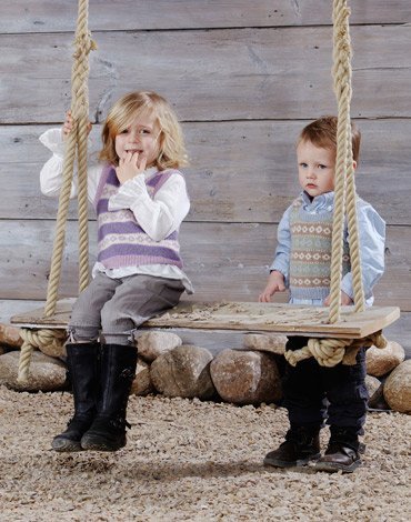 Strickanleitung - Muster gestrickter Pullunder