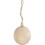 Weihnachtskugel aus Holz mit Aufhngung - 6,4 cm