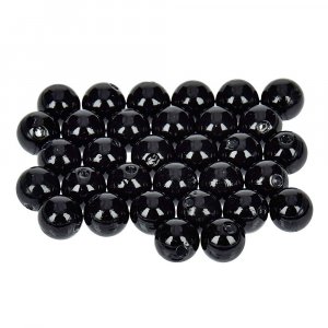 Wachsperlen ø 8 mm - schwarz 32er-Pack Wachsperlen ø 8 mm - schwarz 32er-Pack