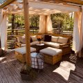 Kundenbild Markisenstoff und Dekostoff Toldo 320 cm breit Cremeweiß