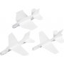 Flugzeug - wei - 3 Stk