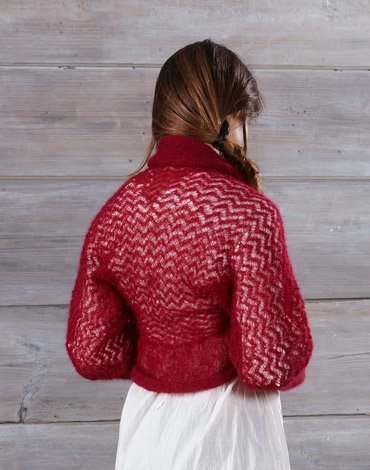 Strickanleitung - Muster gestrickter Bolero