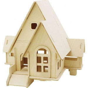 3D-Konstruktionsfigur - Haus mit Rampe 3D-Konstruktionsfigur - Haus mit Rampe