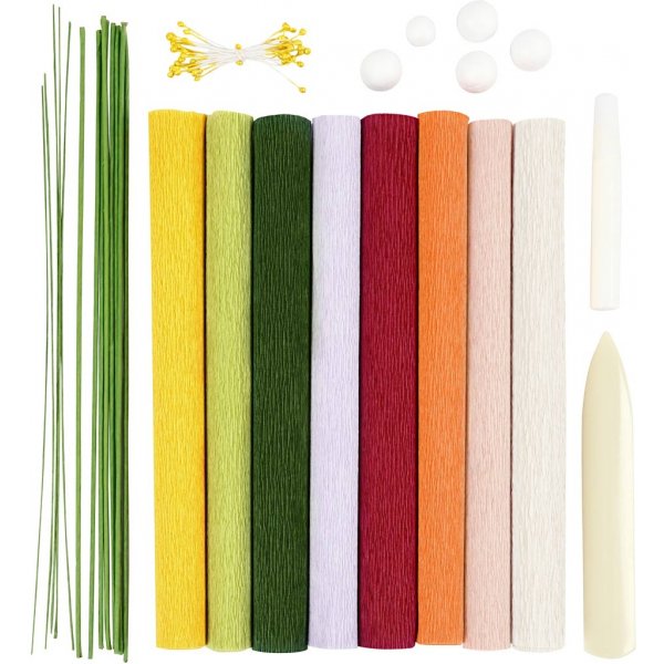 DIY-Kit Krepppapier - gemischte Farben starten DIY-Kit Krepppapier - gemischte Farben starten