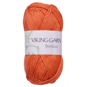 Wikingergarn Bambus 50g - Orange (651) Wikingergarn Bambus 50g - Orange (651)