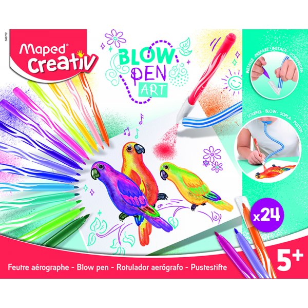 Blauer Bleistift - Maped - 24 Bleistifte (ab 5 Jahren)