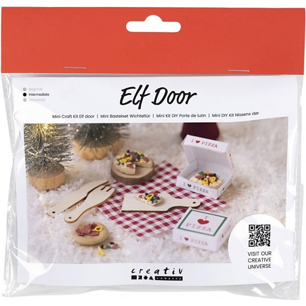 Mini-DIY-Kit Santa's Door - Pizza