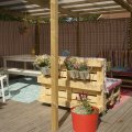 Kundenbild Markisenstoff und Dekostoff Toldo Stripes - Mischfarbe Silja 1 - 160 cm