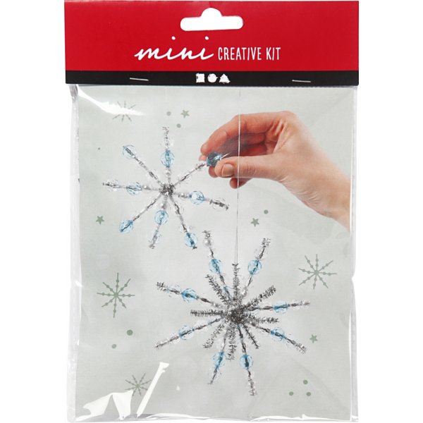 Mini-DIY-Kit - Eiskristalle/Schneeflocken Mini-DIY-Kit - Eiskristalle/Schneeflocken