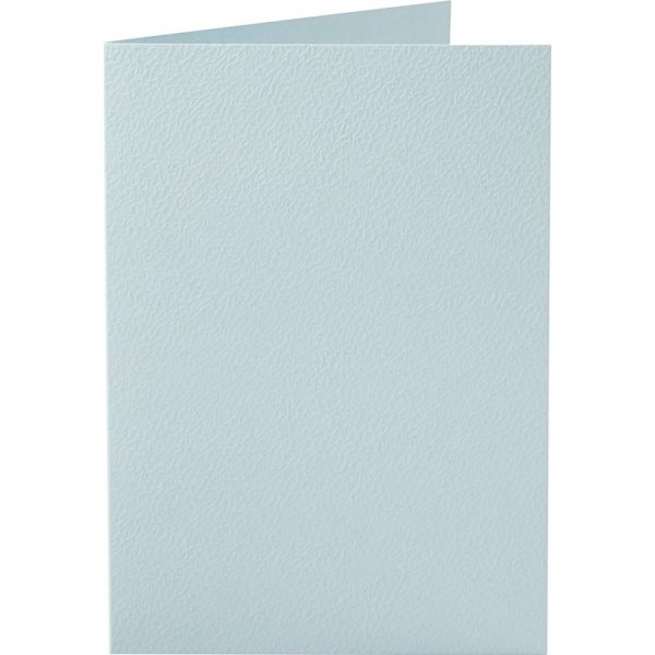 Karte - Hellblau - 10,5 x 15 cm - 10 Stk