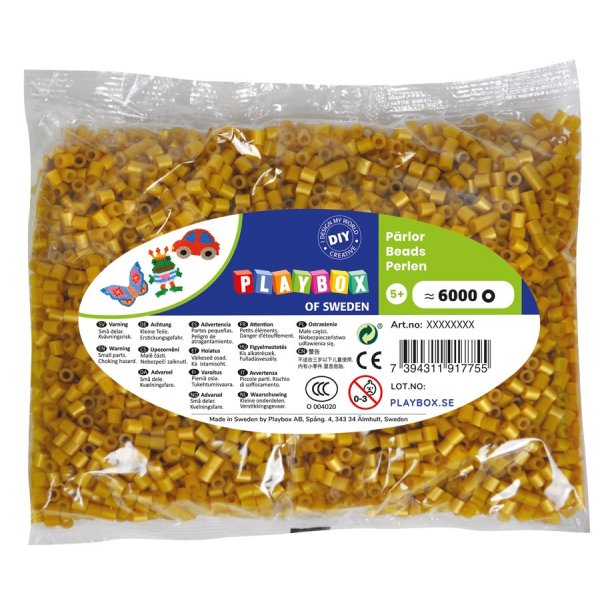 Perlen 6000 Gold