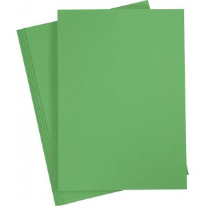 Farbiger Karton - grasgrün - A4 - 180 g - 20 Blatt Farbiger Karton - grasgrün - A4 - 180 g - 20 Blatt