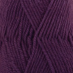 DROPS Karisma Uni Color Garn - 50 g - Dunkelviolett (76) DROPS Karisma Uni Color Garn - 50 g - Dunkelviolett (76)