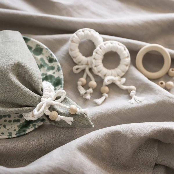 Mini DIY Kit Makramee, Serviettenring