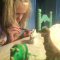 Kundenbild Dinosaurier gießen und bemalen