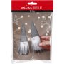 Mini-DIY-Kit - grau - skandinavischer Weihnachtsmann