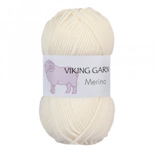 Wikingergarn Merino 50g - Natur (802) Wikingergarn Merino 50g - Natur (802)