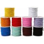 Elastische Kordel - 1 mm - verschiedene Farben - 10 x 25 m