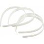 Diadem - 13 mm - wei - 5 Stk