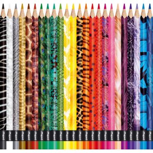 Farbstiftset - Maped - Color'peps 24 Stifte mit Tiermotiv Farbstiftset - Maped - Color'peps 24 Stifte mit Tiermotiv