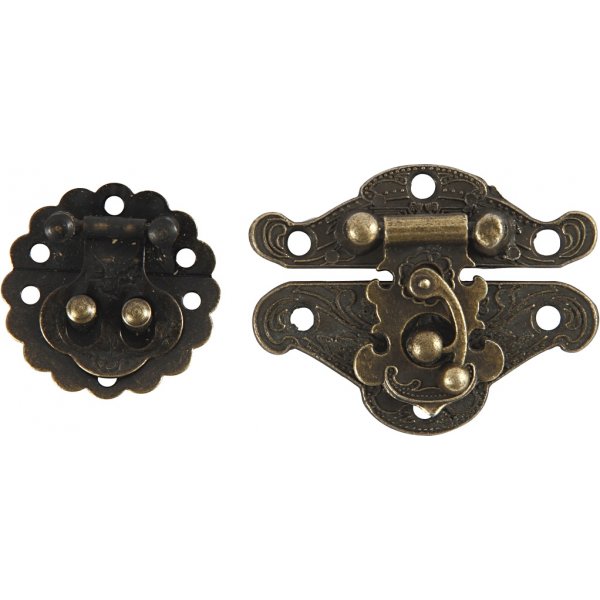 Minibeschlge - Antikgold - 10 Sets