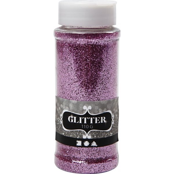 Glitzer - rosa - 110 g