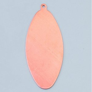 Anhänger 59 x 25 mm - oval 1-Loch Anhänger 59 x 25 mm - oval 1-Loch