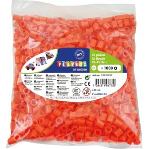 Rohrperlen XL 1000 Stück orange Rohrperlen XL 1000 Stück orange