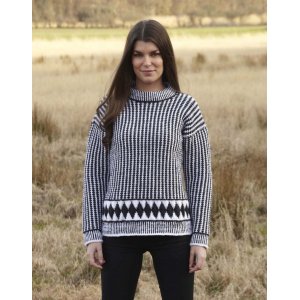Strickanleitung - Karierter Pullover (ganzjährig) Strickanleitung - Karierter Pullover (ganzjährig)