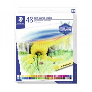 Weiche Pastellkreiden - 48 Buntstifte Weiche Pastellkreiden - 48 Buntstifte