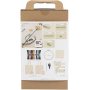 Starten Sie das DIY-Stickset \\\"Blumen\\\".