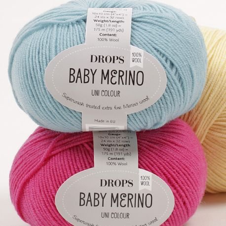 Drops Baby Merino-Garn - 50 g (ca. 40 verschiedene Farben zur Auswahl)