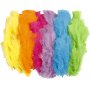 Daunen auf Stahldraht - verschiedene Farben - 144 x 3 Stk