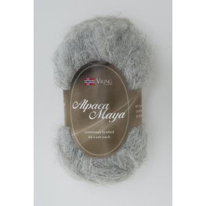 Wikingergarn Alpaka Maya 50g - Hellgrau (713) Wikingergarn Alpaka Maya 50g - Hellgrau (713)