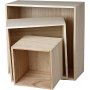 Aufbewahrungsboxen - quadratisch - 3 Stk