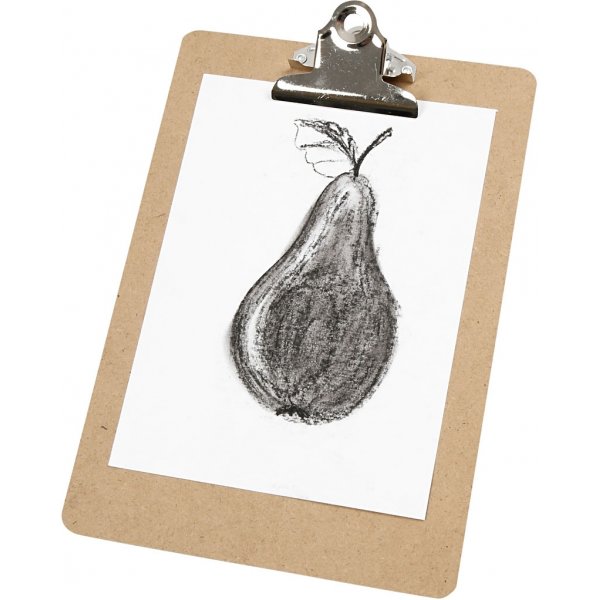 Klemmbrett/Zeichenblock - Silber - A5