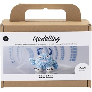 Mini-Bausatz Modellbau, hellblau, Monster Bobby Mini-Bausatz Modellbau, hellblau, Monster Bobby