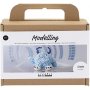 Mini-Bausatz Modellbau, hellblau, Monster Bobby
