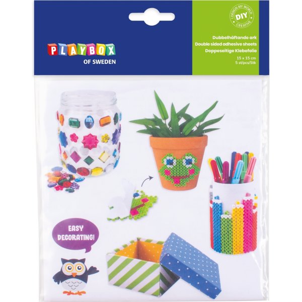 Doppelseitige Bltter 15 x 15 cm - 5 Stk