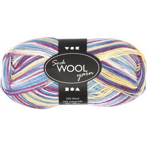 Sockenwolle - Harmonie Lila/Rosa - 50 g Sockenwolle - Harmonie Lila/Rosa - 50 g