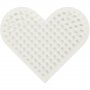 NABBI BioBeads Perlenplatte - Herz - 7x8,5 cm - 1 Stk